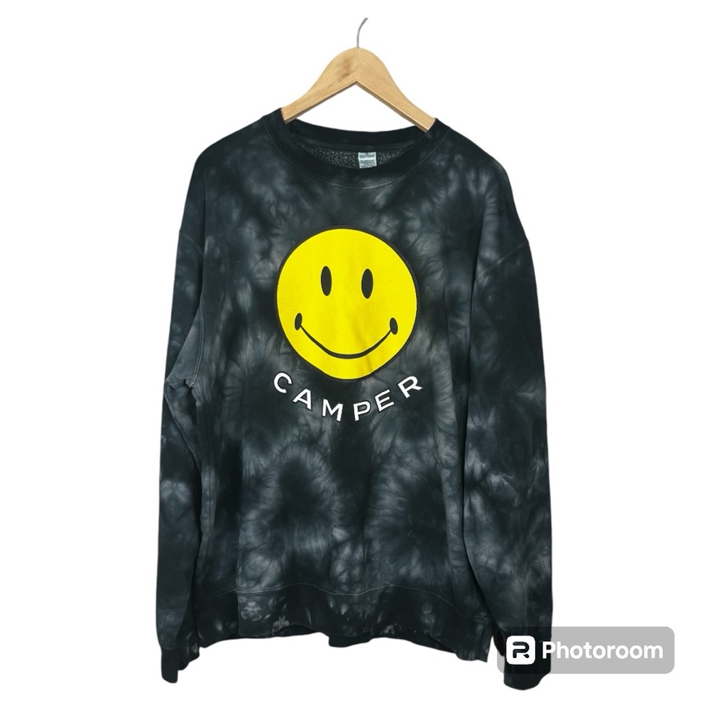 Independent Trading Co Men’s Tie Dye Crewneck Sweatshirt Size XL